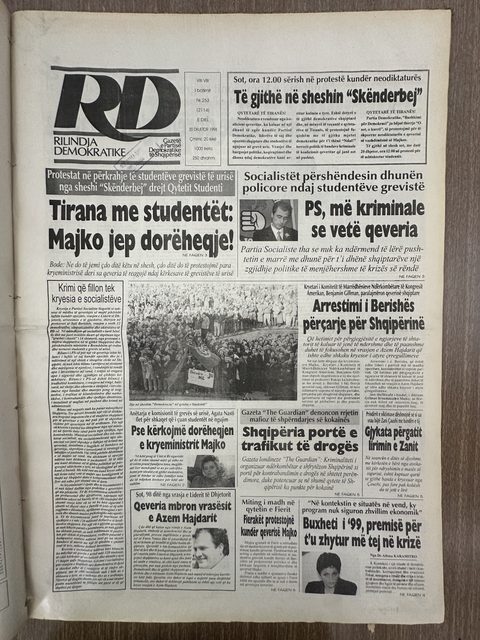 Rilindja Demokratike 1998-12-20